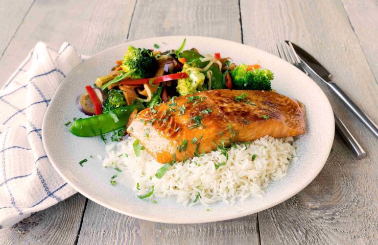 saumon teriyaki
